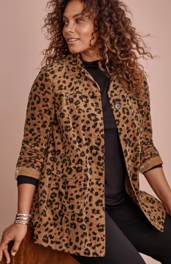 Tumbled-Cord Coat