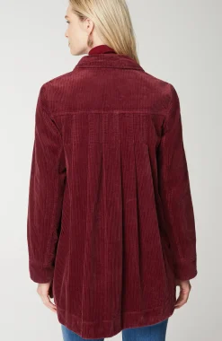 Tumbled-Cord Coat