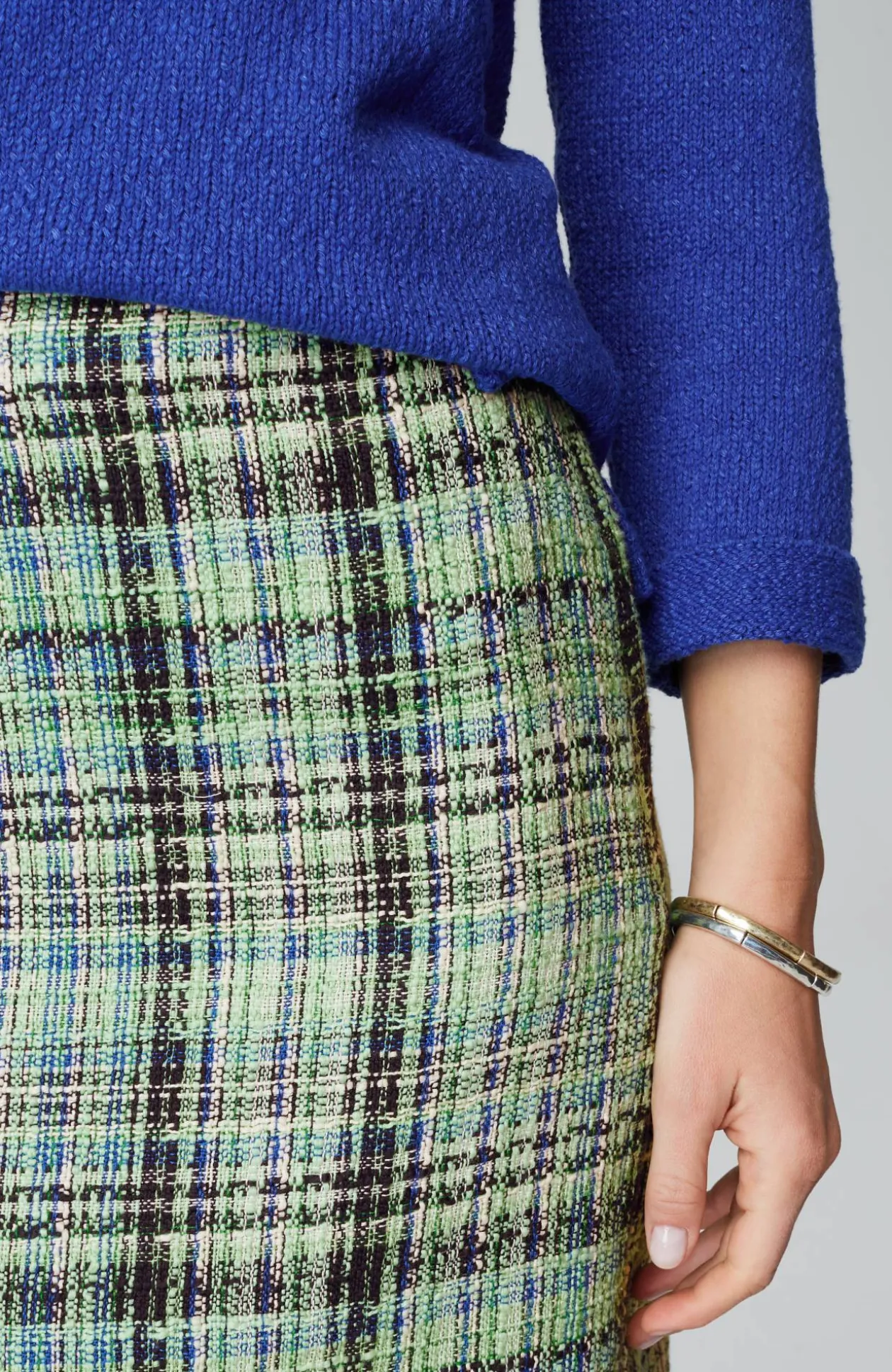 Tweed A-Line Skirt