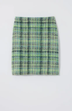 Tweed A-Line Skirt