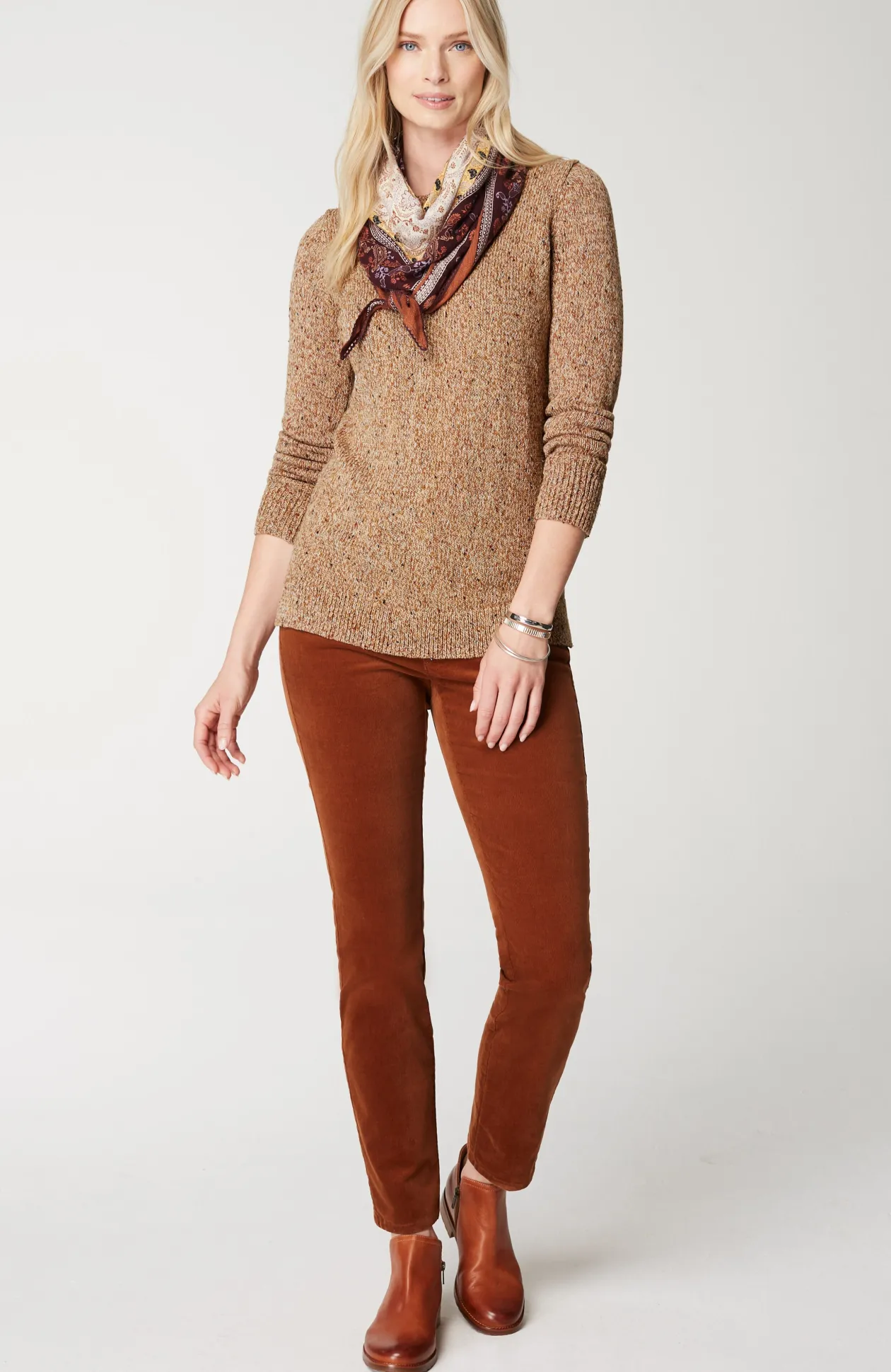 Tweed Pullover Sweater