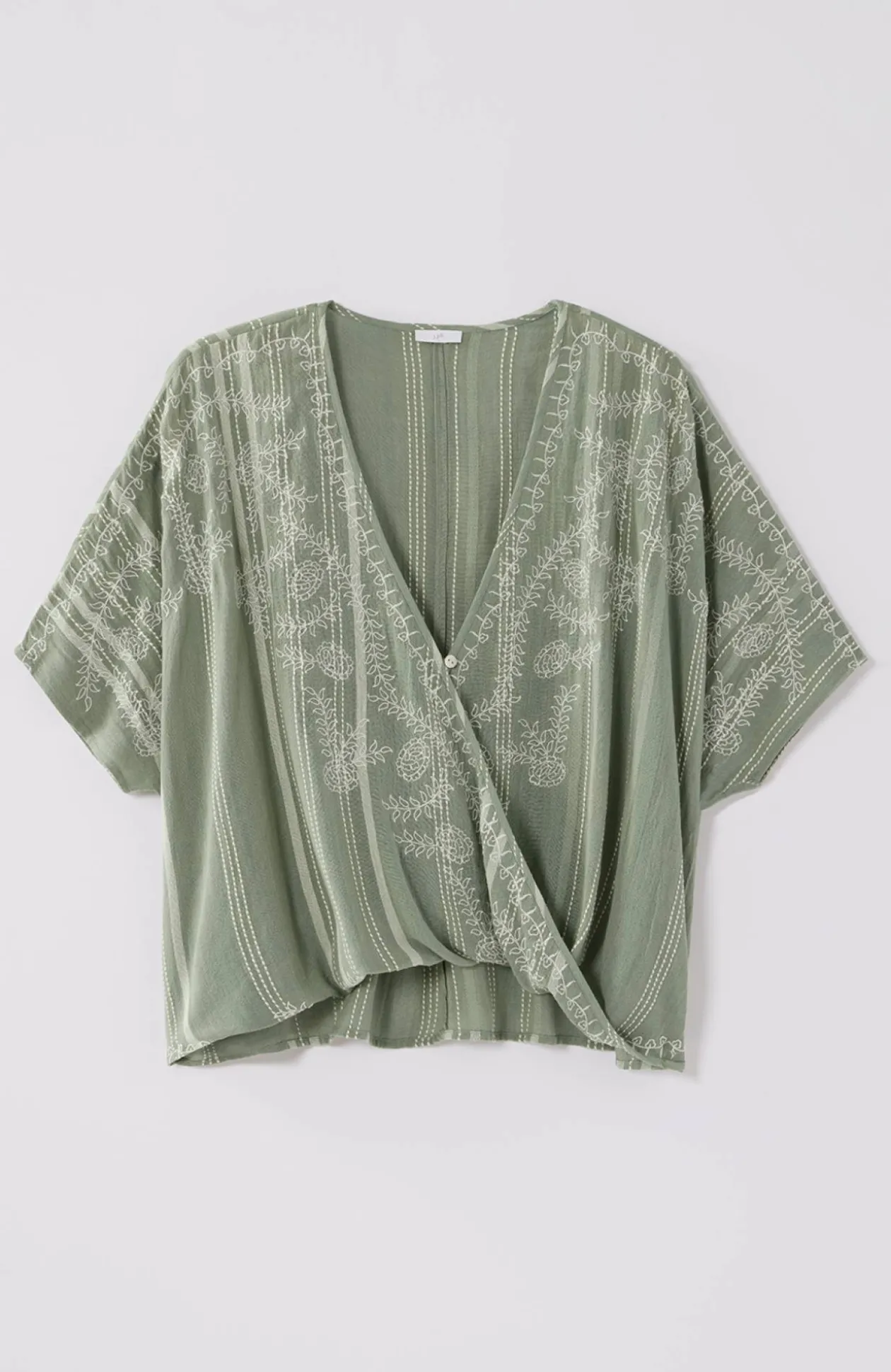 Twisted-Front Poncho