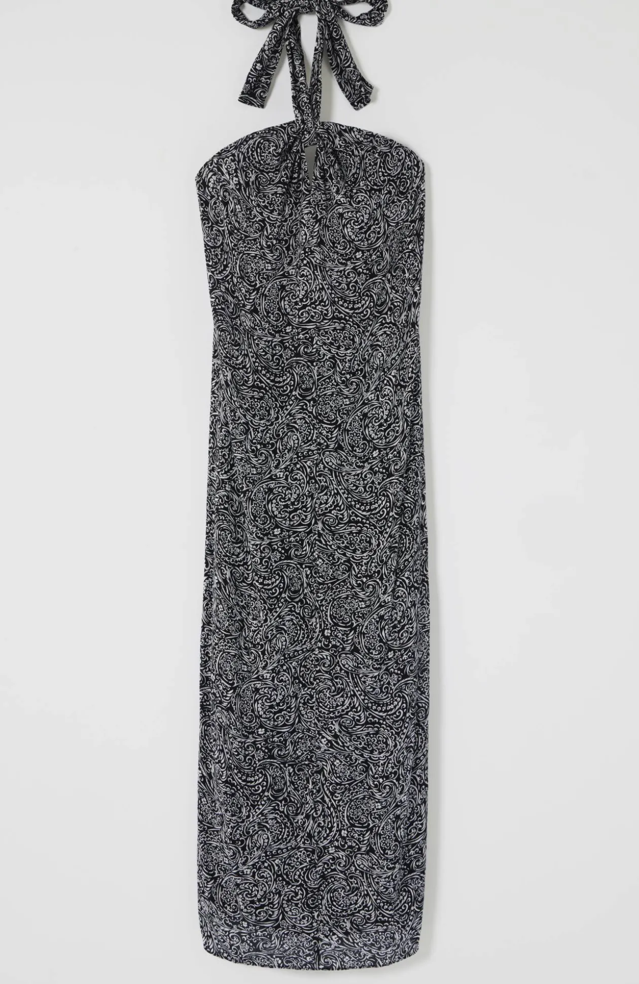 Twisted-Halter Dress