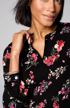 Velvet-Piped Top
