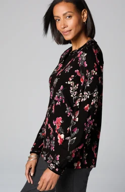Velvet-Piped Top