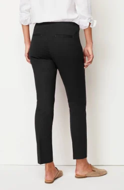Versatile Cotton-Stretch Slim-Leg Pants