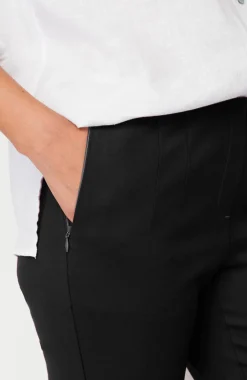 Versatile Cotton-Stretch Slim-Leg Pants
