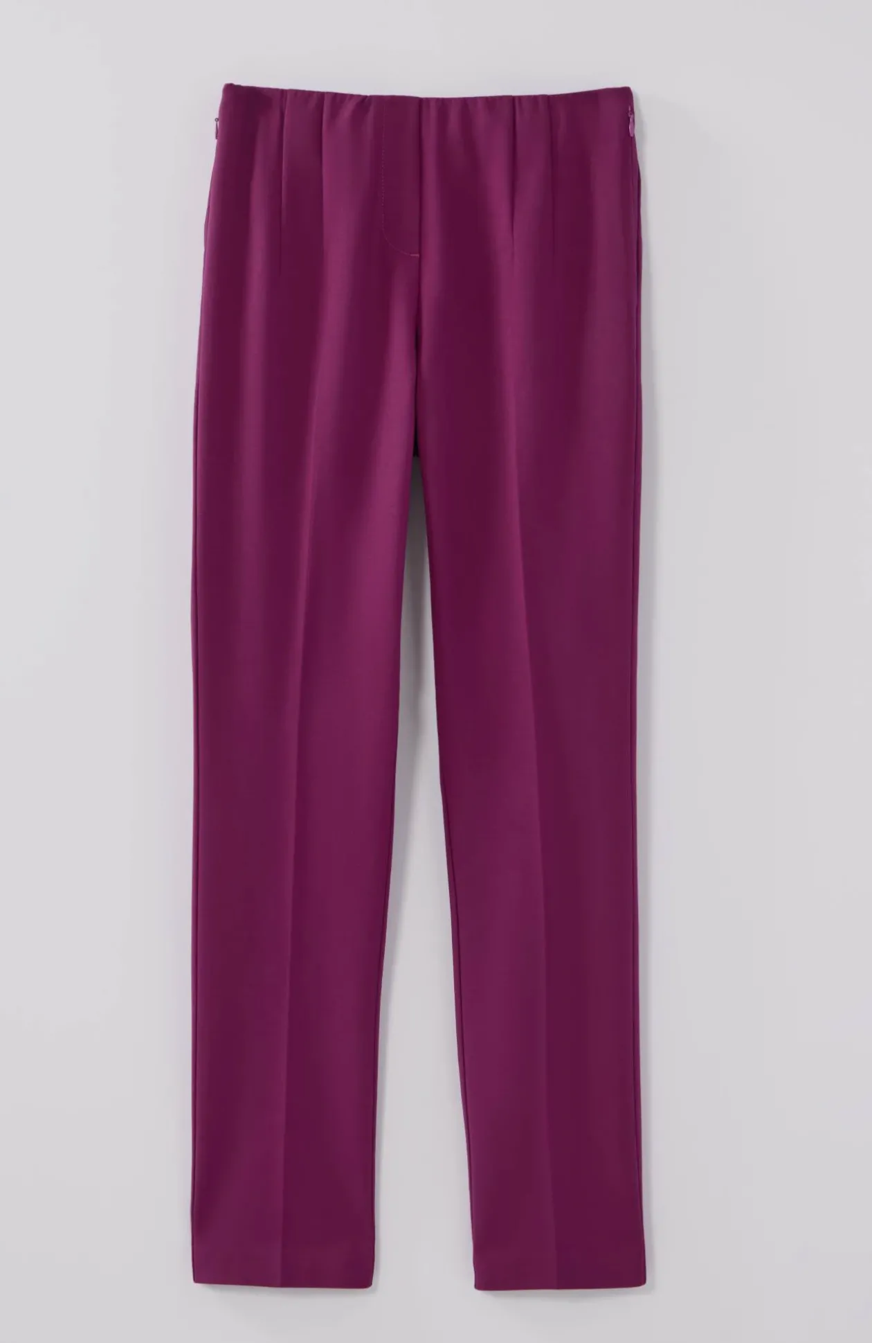 Versatile Cotton-Stretch Slim-Leg Pants