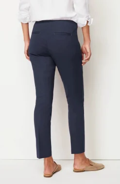 Versatile Cotton-Stretch Slim-Leg Pants