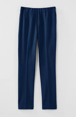Versatile Cotton-Stretch Slim-Leg Pants
