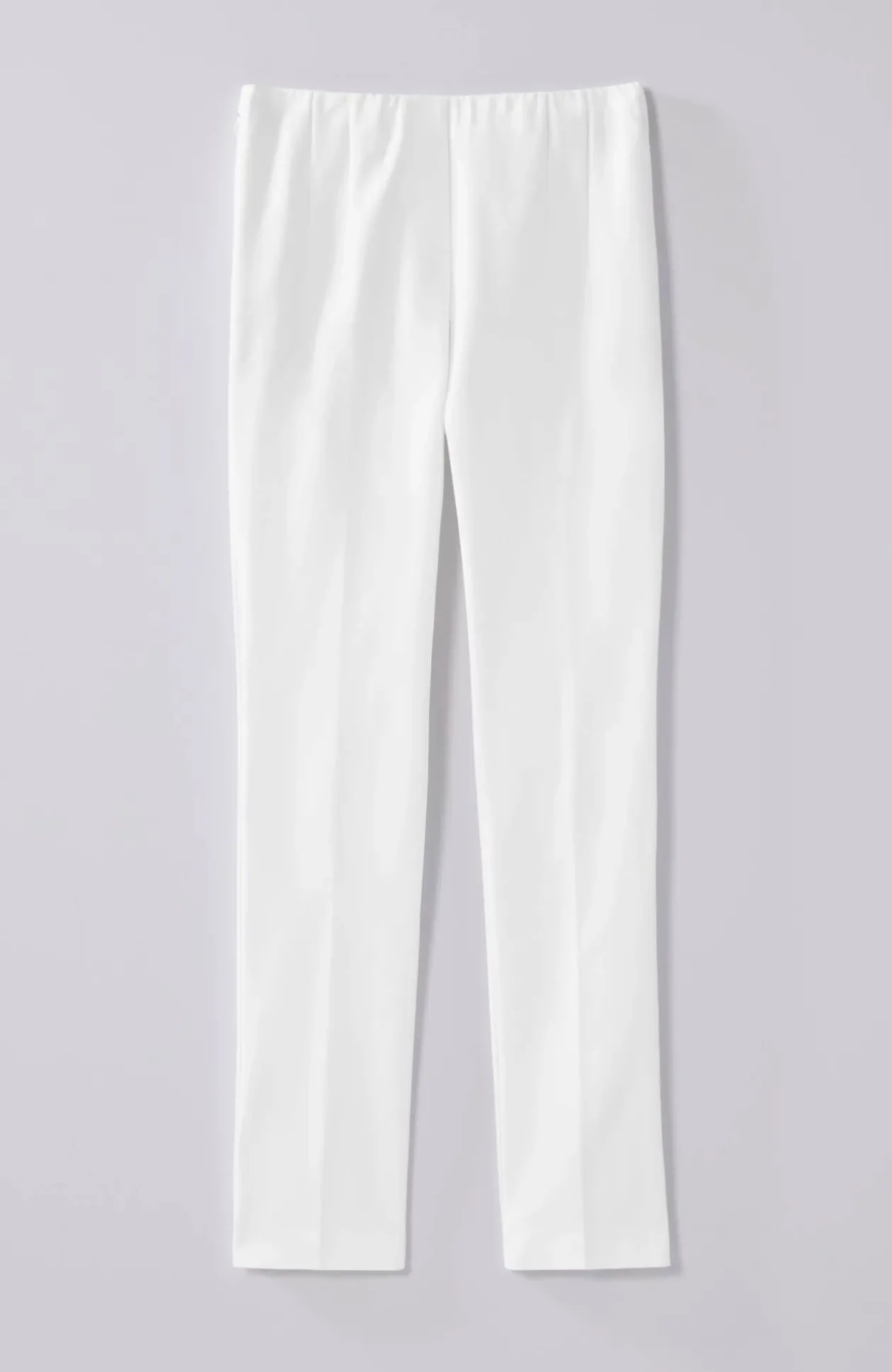 Versatile Cotton-Stretch Slim-Leg Pants