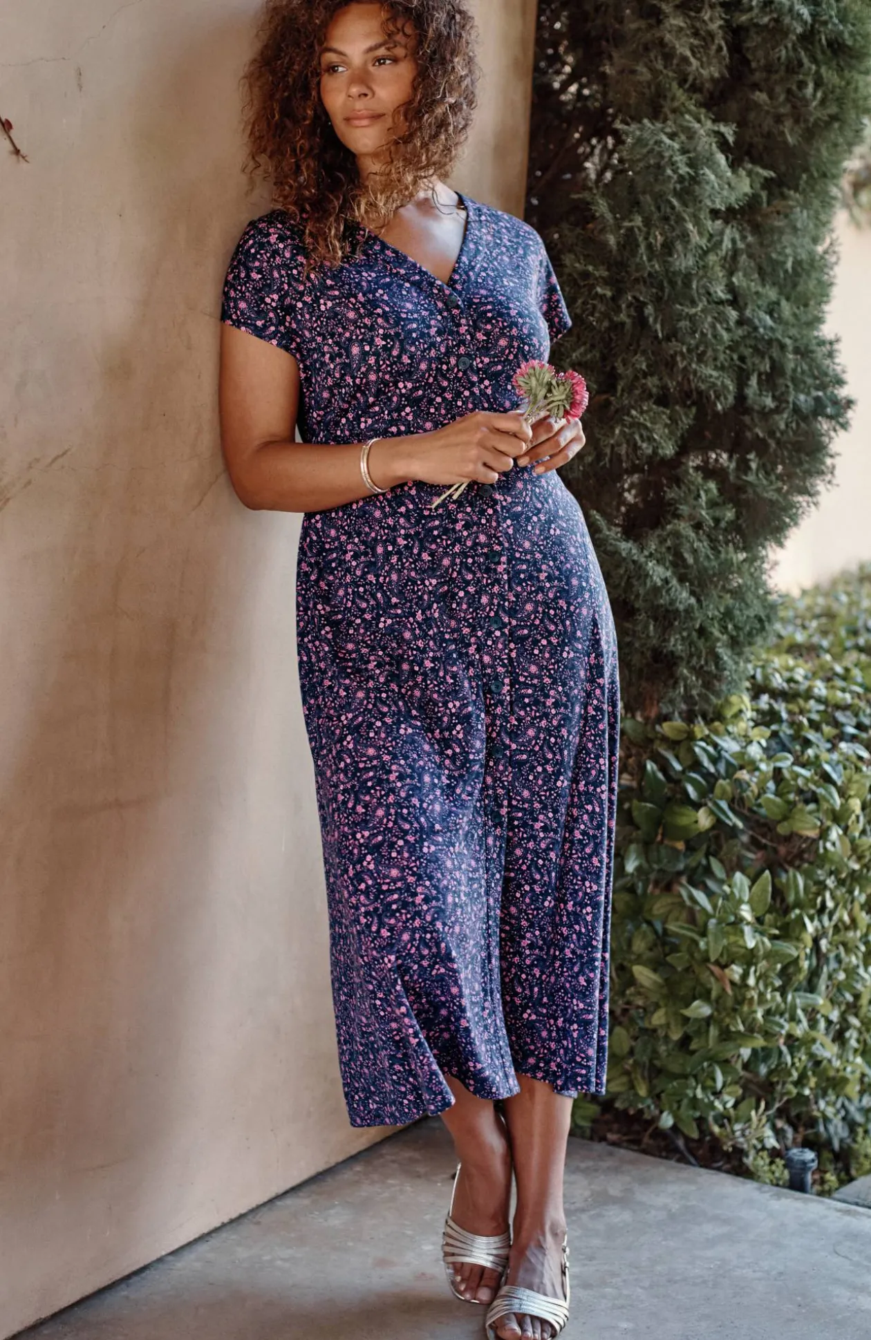 Versatile V-Neck Dress