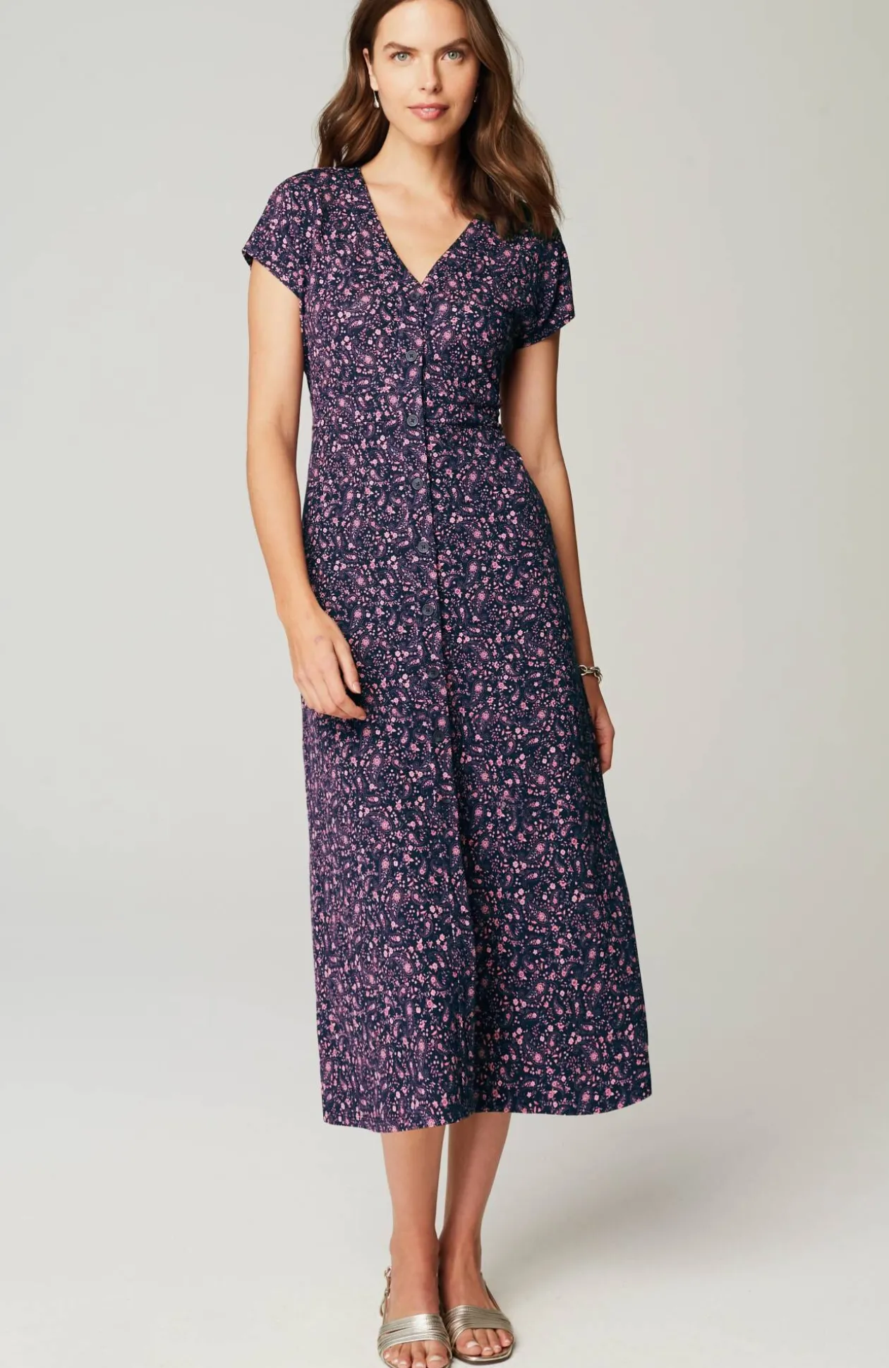 Versatile V-Neck Dress