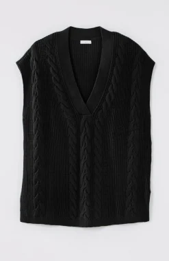 V-Neck Cable Vest