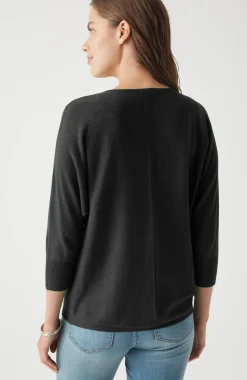 V-Neck Dolman Pullover Sweater