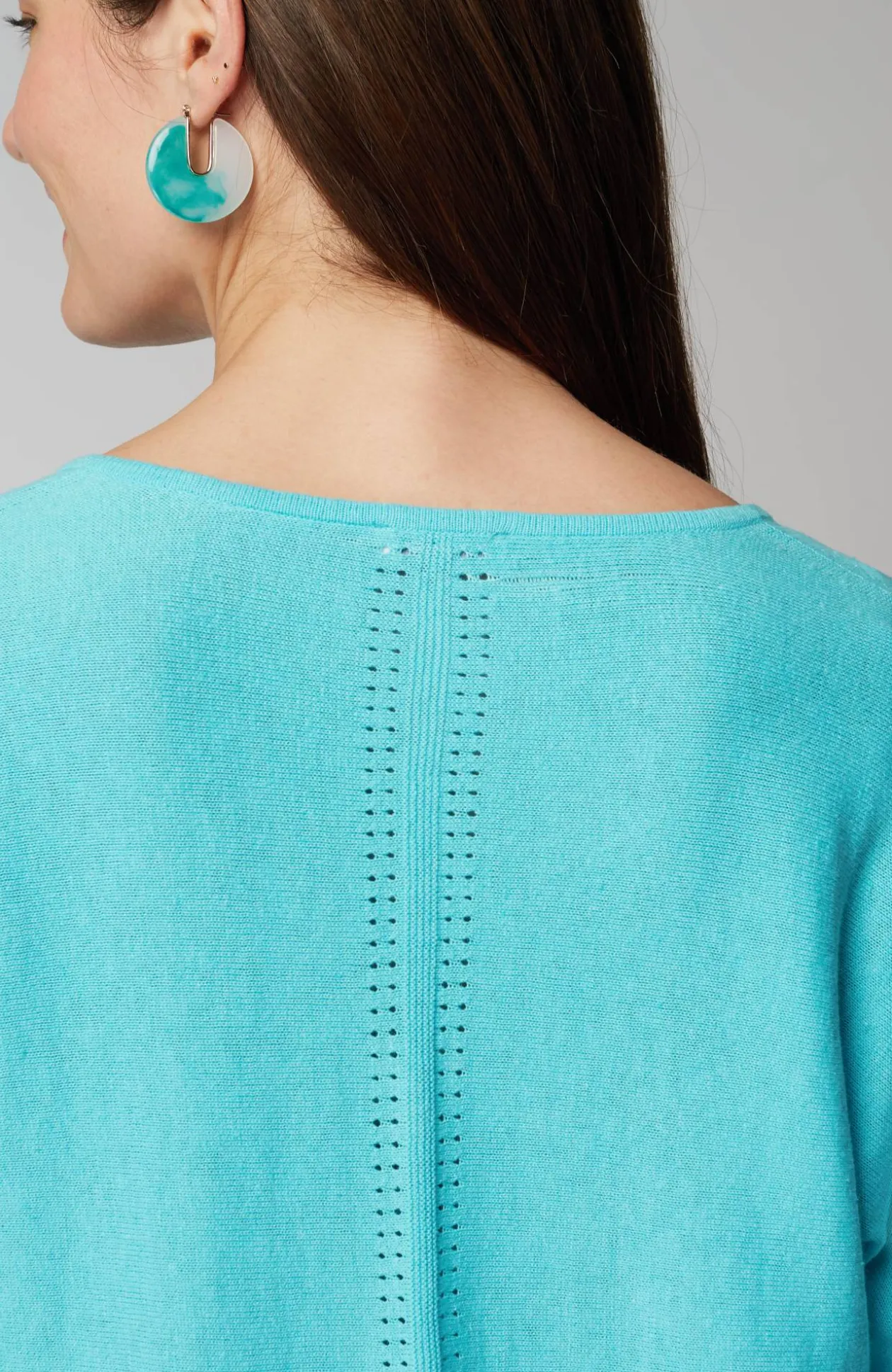V-Neck Dolman Pullover Sweater