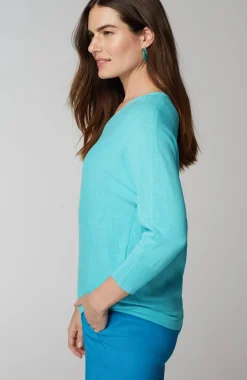 V-Neck Dolman Pullover Sweater