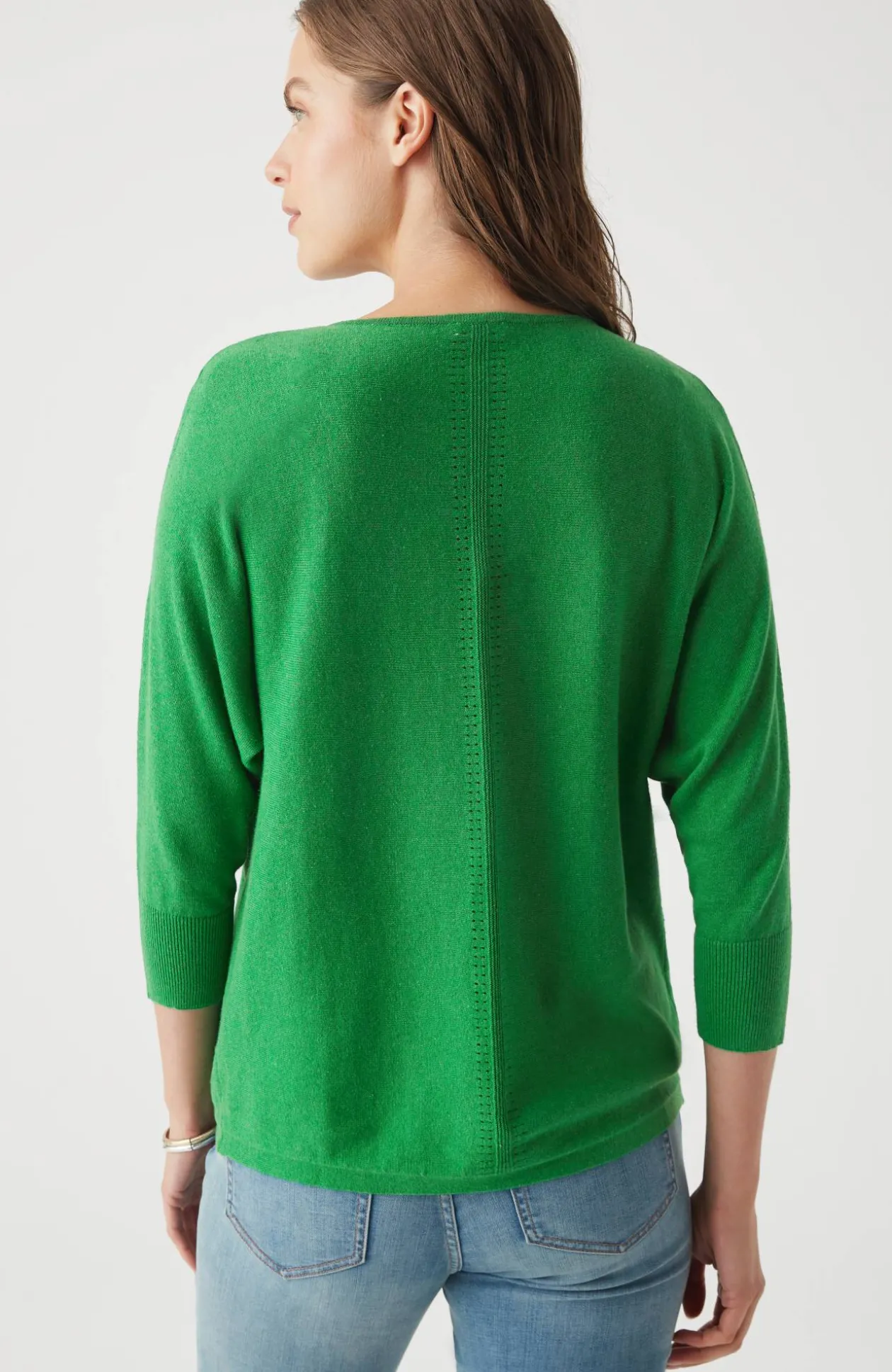 V-Neck Dolman Pullover Sweater