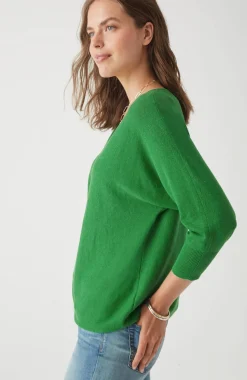 V-Neck Dolman Pullover Sweater