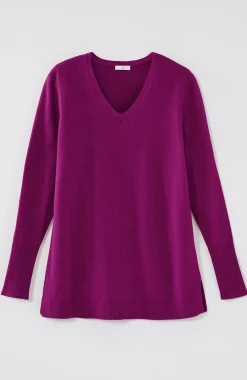 V-Neck Sweater Tunic