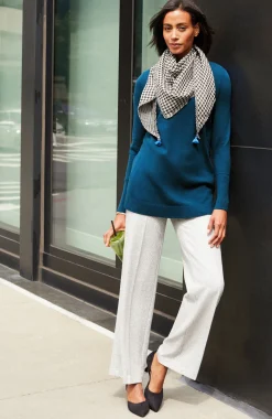 V-Neck Sweater Tunic