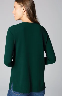 V-Neck Sweater Tunic