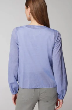 Voile Tie-Front Topper