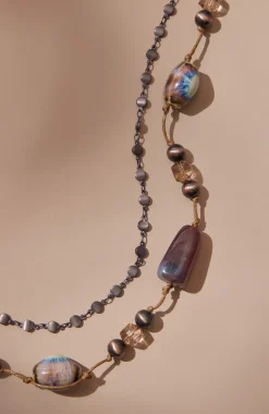 Walk-In-The-Park Double-Strand Necklace