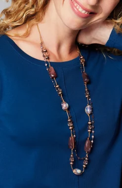 Walk-In-The-Park Double-Strand Necklace