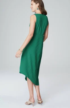 Wearever Asymmetrical Pleated Dress