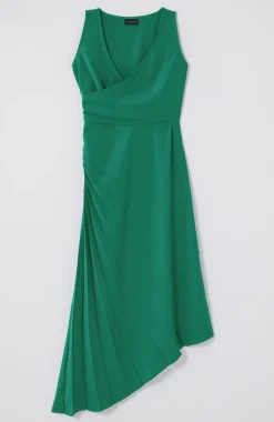 Wearever Asymmetrical Pleated Dress