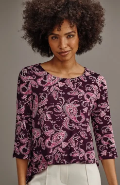 Wearever Ballet-Sleeve Crew-Neck Top