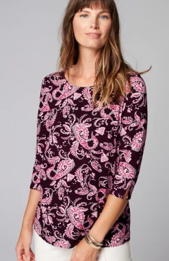 Wearever Ballet-Sleeve Crew-Neck Top