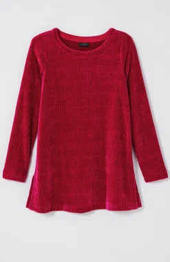 Wearever Boat-Neck Chenille Tunic