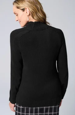 Wearever Button-Cuffed Sweater