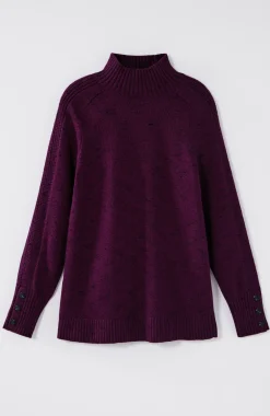 Wearever Button-Cuffed Sweater