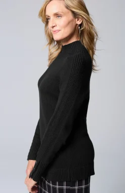 Wearever Button-Cuffed Sweater