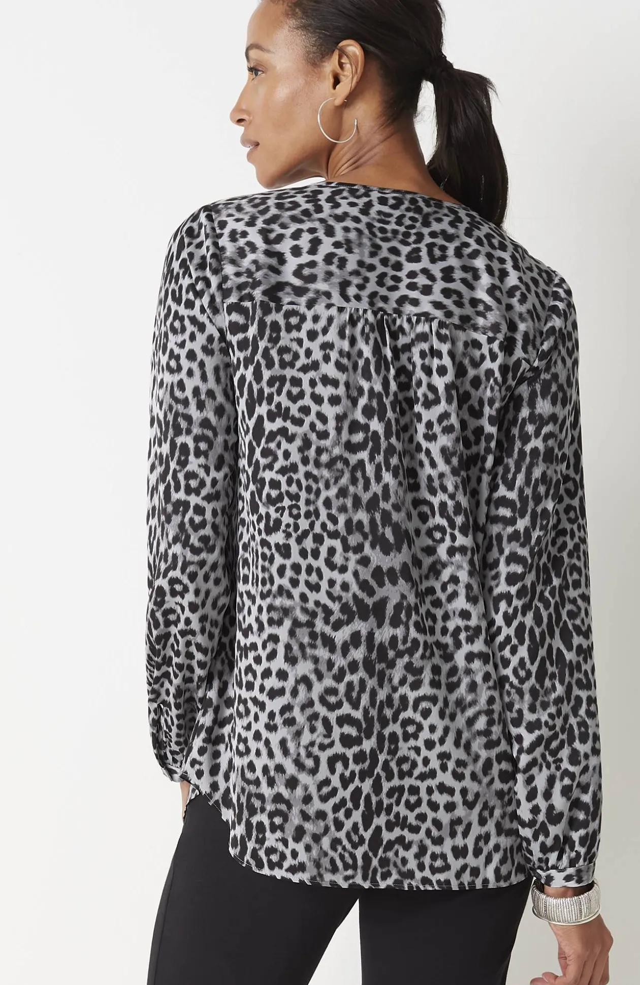 Wearever Button-Front Blouse
