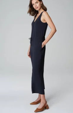 Wearever Button-Front Jumpsuit