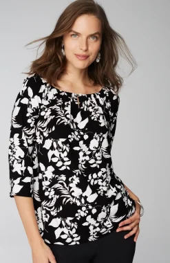 Wearever Convertible-Shoulder Keyhole Top