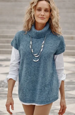 Wearever Cowl-Neck Short-Sleeve Sweater