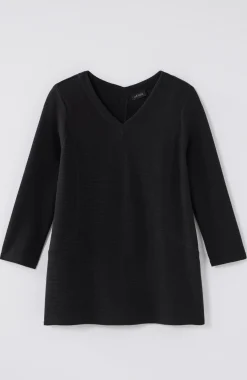 Wearever Double V-Neck Ottoman Top