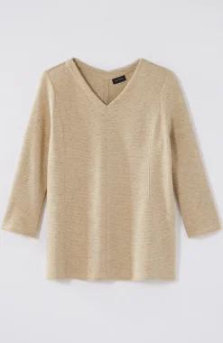Wearever Double V-Neck Ottoman Top