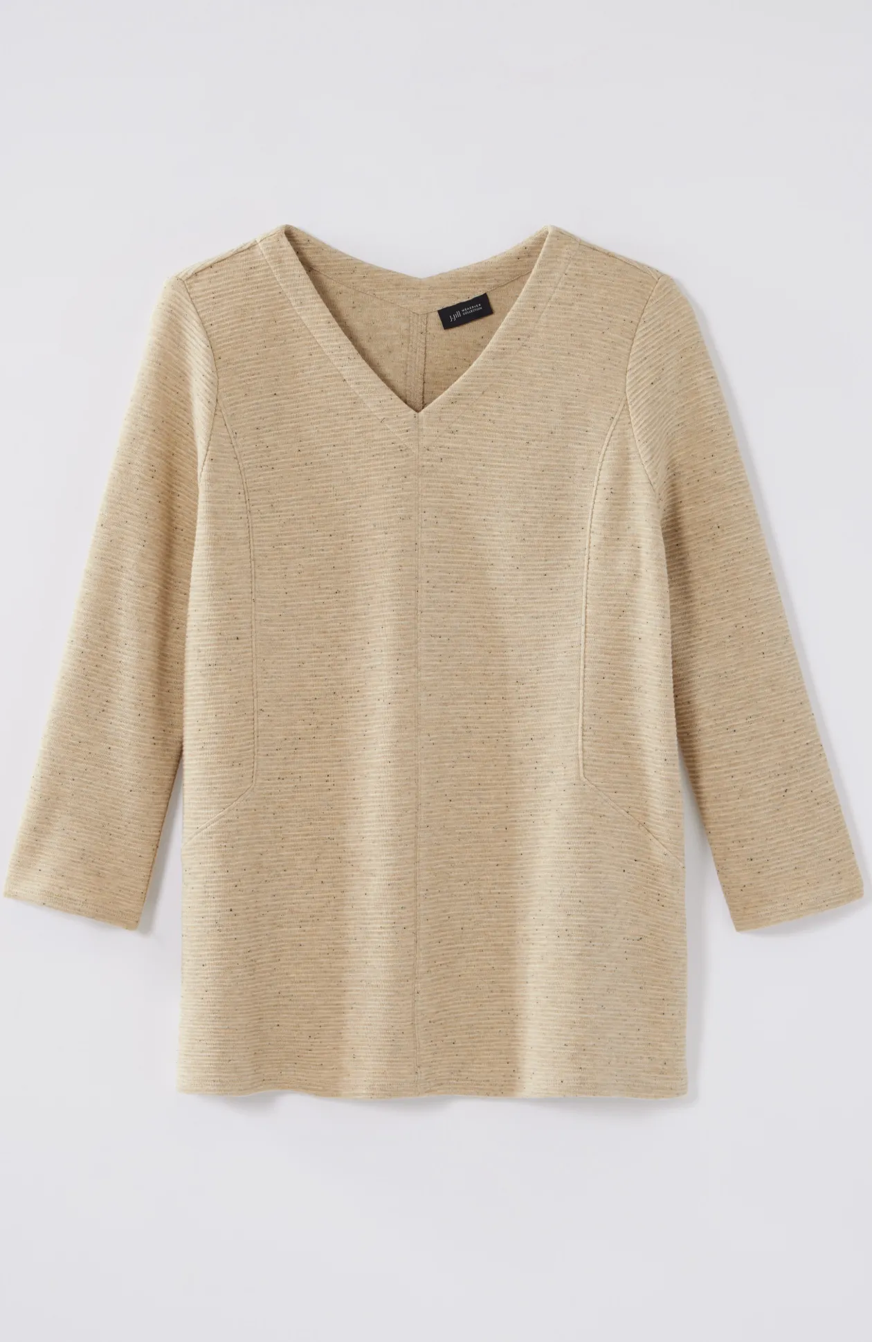 Wearever Double V-Neck Ottoman Top