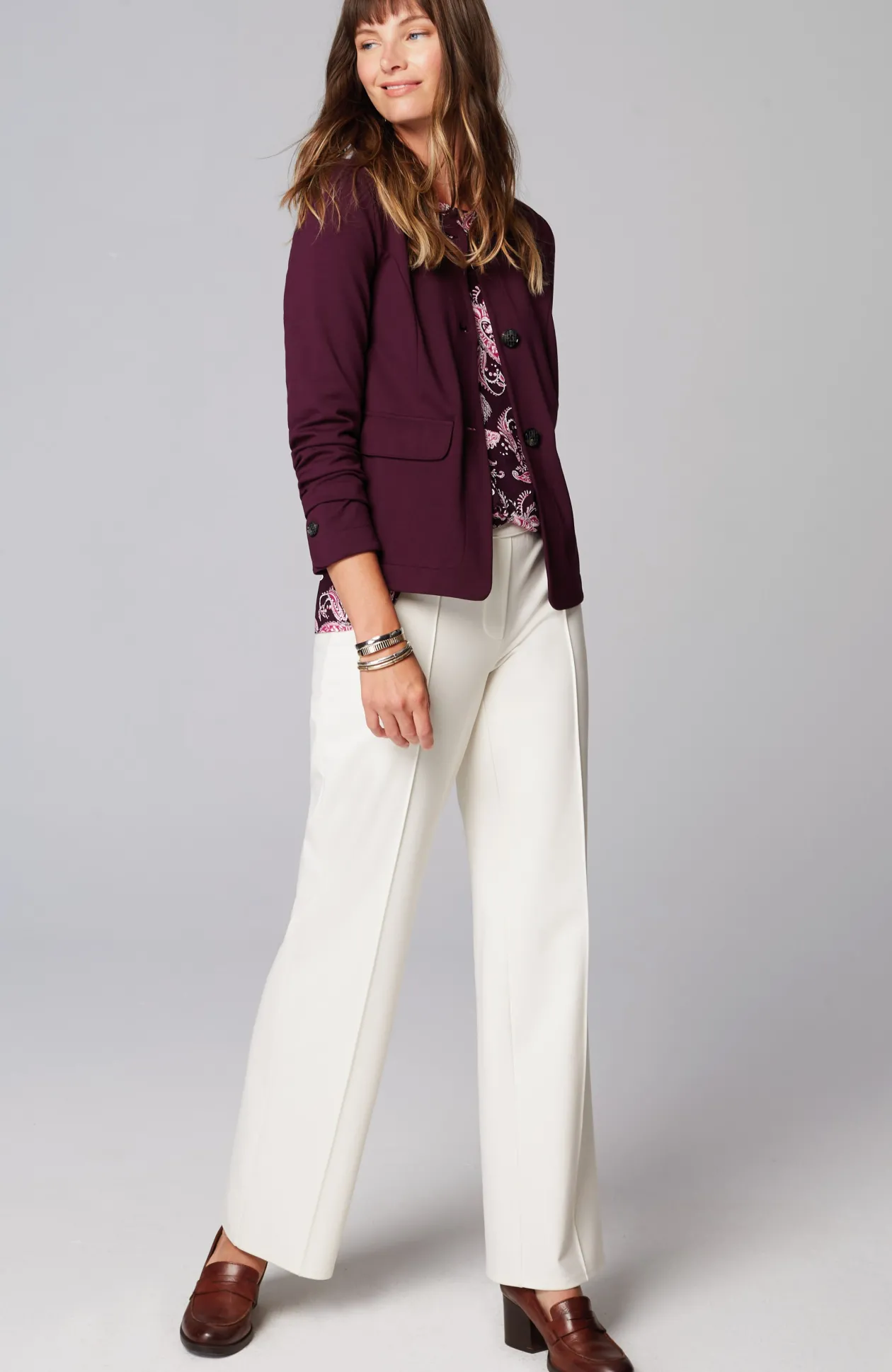 Wearever Double-Face Jersey 3-Button Jacket
