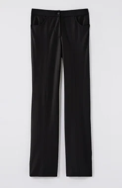 Wearever Double-Face Jersey Boot-Cut Trousers