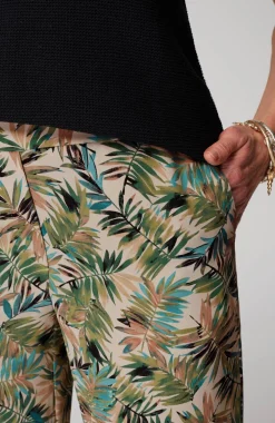 Wearever Easy-Care Woven Wide-Leg Crops