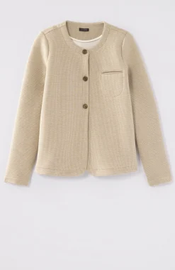 Wearever Jacquard Three-Button Jacket