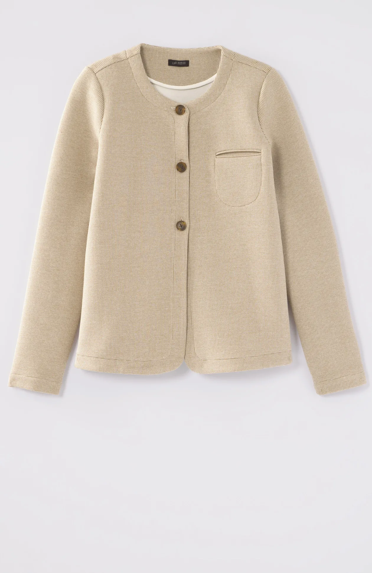 Wearever Jacquard Three-Button Jacket