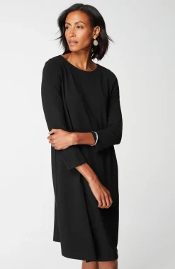 Wearever Knit Pleat-Back Dress